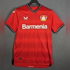 Barmenia Womens Red Soccer Jersey Leverkusen Size XL